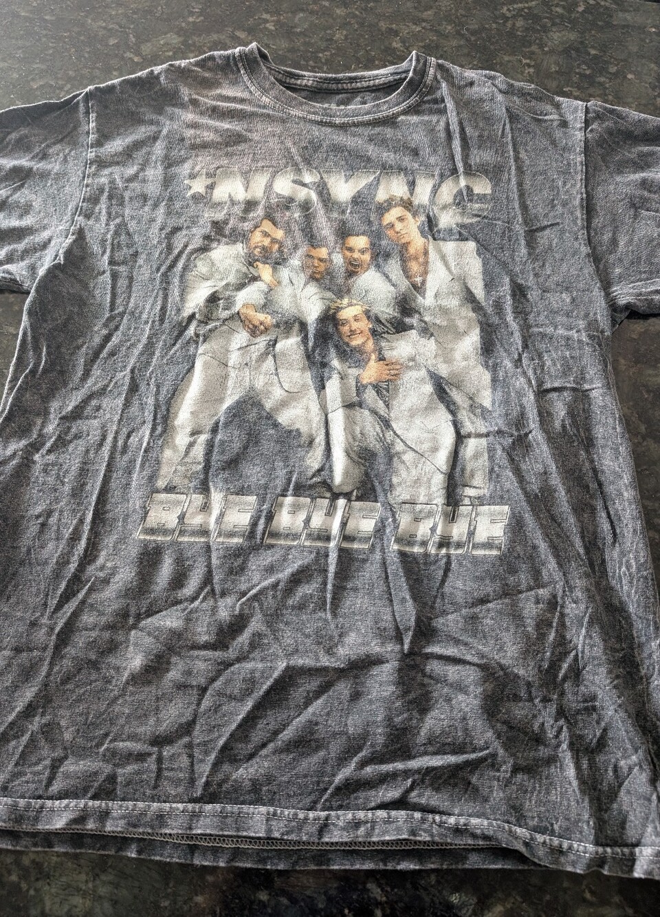 N SYNC Graphic T-Shirt - Gray